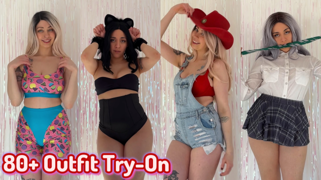 Massive Try-On Haul - Cosplay, Costumes, Lingerie, and More - SFW video from Kim And Vivi