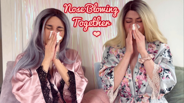 Nose Blowing Together Compilation video from Kim And Vivi