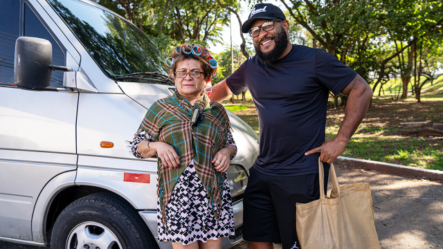 anal riding with picked up old granny video from FetishIslands