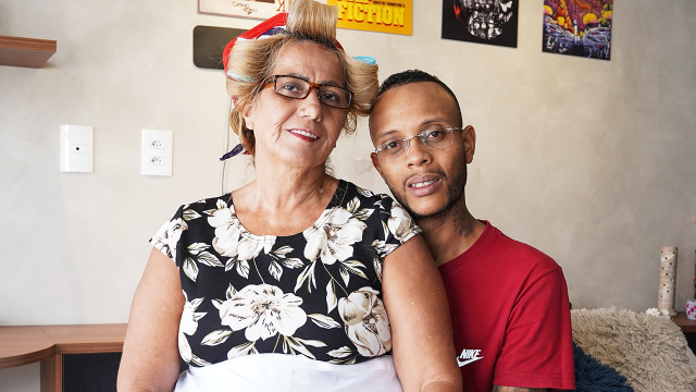 bbw mom ass fucked by her bbc skinny toyboy video from FetishIslands