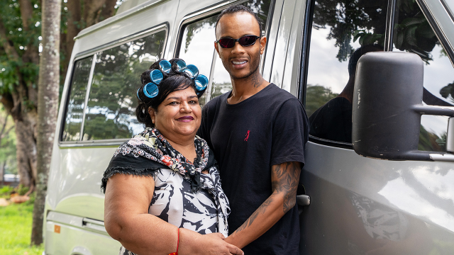 fat granny all holes destroyed on the bus ride video from FetishIslands