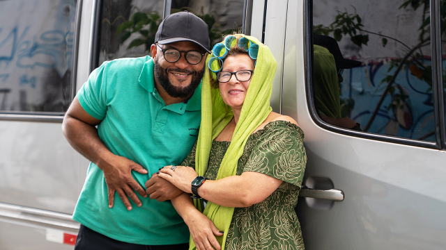 fat granny picked up from street for BBC anal video from FetishIslands