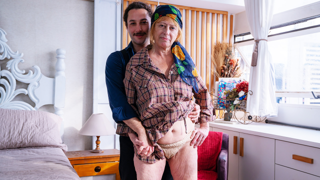 first anal with a ugly grandma video from FetishIslands