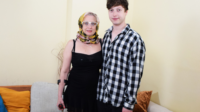 grandma prolapse her cervix during anal sex video from FetishIslands