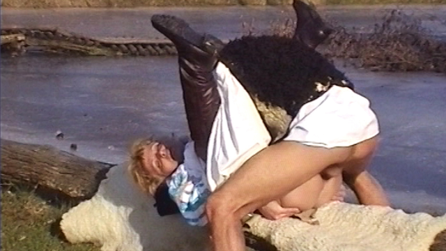 rough outdoor sex for grandma video from FetishIslands