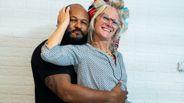 squirting 67 years old grandma fist fucked video from FetishIslands