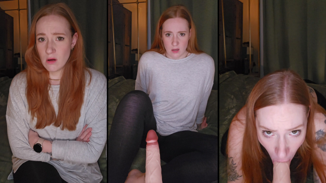 Bratty Daughter Reluctant Blowjob video from Fiona Dagger