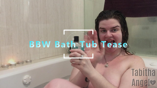 BBW Bath Tub Tease video from Tabitha Angel