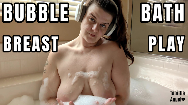 Bubble Bath Breast Play video from Tabitha Angel