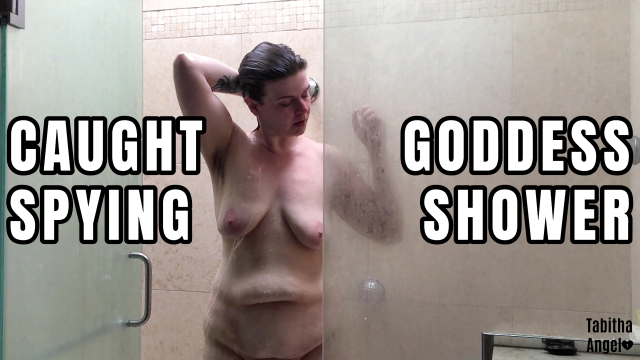 Caught Spying Goddess Shower video from Tabitha Angel