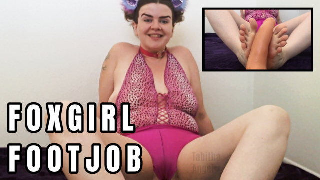 Foxgirl Footjob video from Tabitha Angel