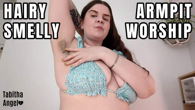 Hairy Smelly Armpit Worship video from Tabitha Angel