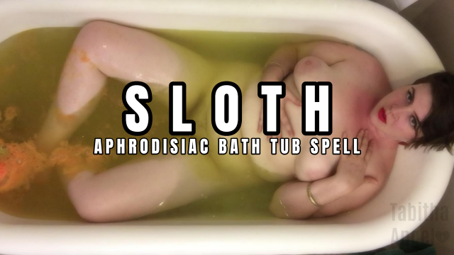 SLOTH Aphrodisiac Bath Tub Spell video from Tabitha Angel