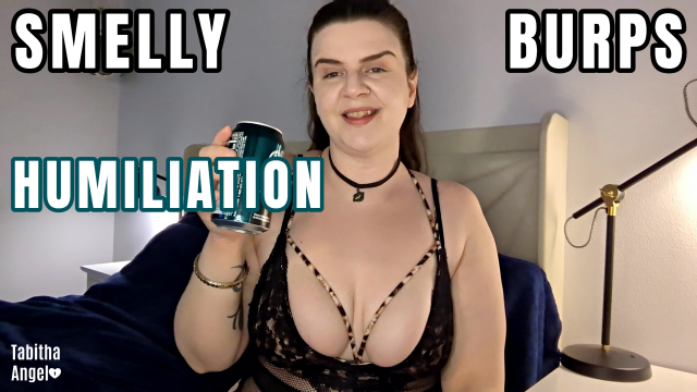 Smelly Burps Humiliation video from Tabitha Angel