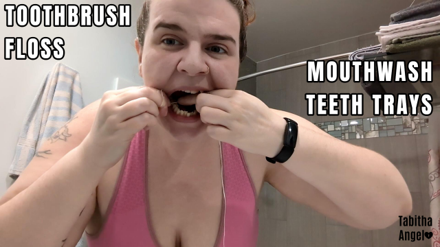 Toothbrush Floss Mouthwash Teeth Trays video from Tabitha Angel