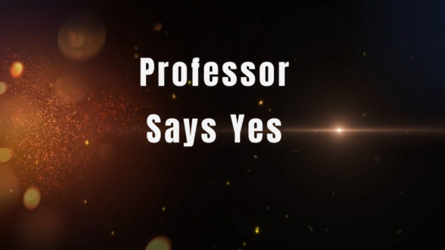 Professor Says Yes video from Foxy Farrah