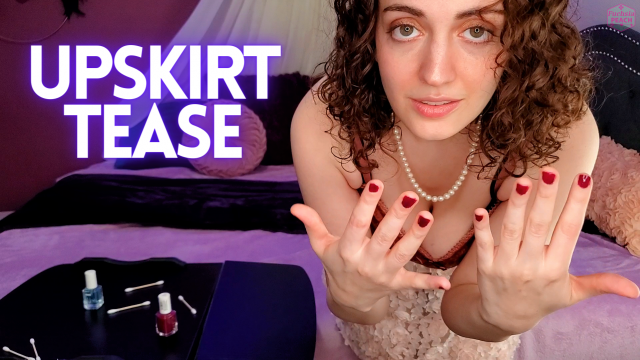 Paint Nails & Chill Upskirt video from Moxi Peach