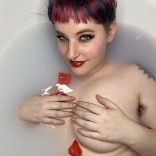 Milk Bath Nude Photoshoot photo gallery by Phoenix Bates (50% Off!)