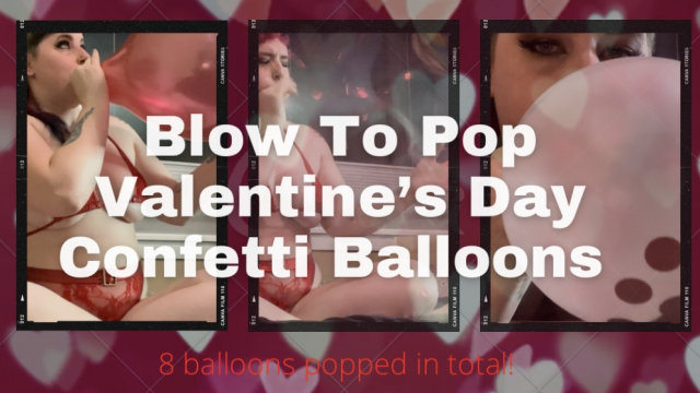 Blow To Pop Confetti Balloons video from Phoenix Bates