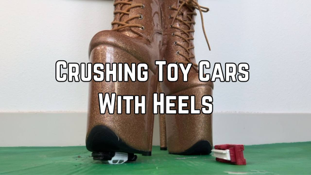 Crushing Toy Cars With My Biggest Heels video from Phoenix Bates
