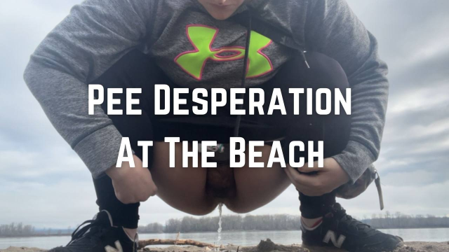Desperate To Pee At The Beach video from Phoenix Bates