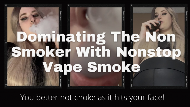 Dominating You With My Vape Smoke video from Phoenix Bates