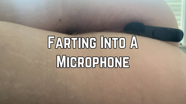 Farting Into A Microphone video from Phoenix Bates