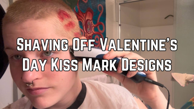 Head Shave - Shaving Off Valentines Day Designs video from Phoenix Bates