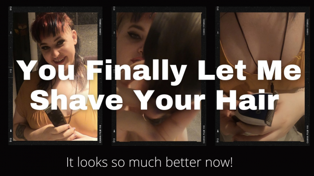 I Shave Your Head POV video from Phoenix Bates