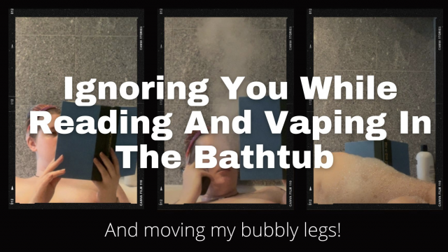 Ignoring You While Reading And Vaping video from Phoenix Bates