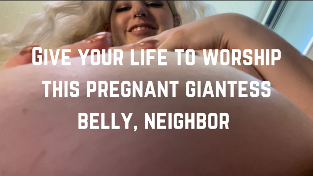 Pregnant Giantess Belly JOI Before Getting Vored video from Phoenix Bates
