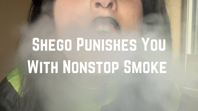 Shego Vape Smoke Punishment video from Phoenix Bates