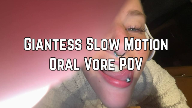 Slow Motion Giantess Vore video from Phoenix Bates