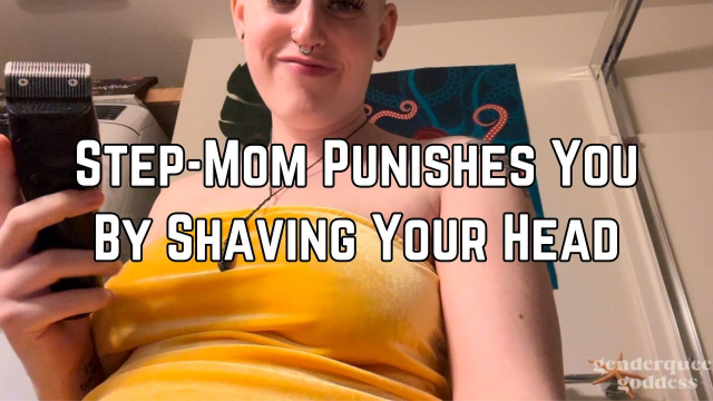 Step-Mom Shaves Your Head For Punishment video from Phoenix Bates