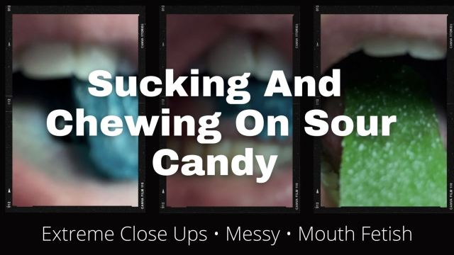 Sucking And Chewing On Candy video from Phoenix Bates