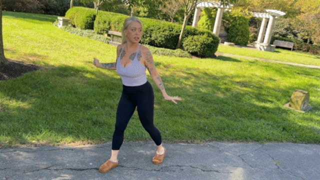 Bettie Frozen in the Park video from GG Fetish Media