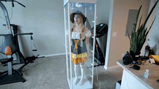 Lily's Halloween Programming video from GG Fetish Media