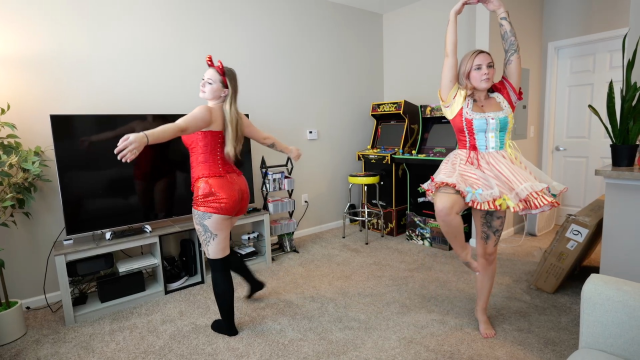 Obeying Stepdad 2 - Alisha and Cupid's Halloween Night video from GG Fetish Media