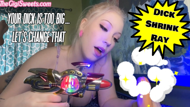 Dick Shrink Ray video from Gigi Sweets