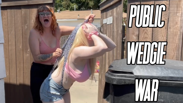 Public Wedgie War video from Gigi Sweets
