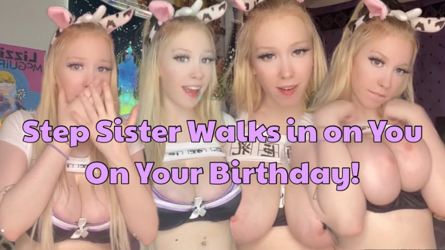 Sis Walks in on Your Birthday video from Gigi Sweets