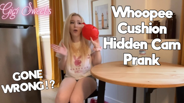 Whoopie Cushion Prank GONE WRONG!? video from Gigi Sweets