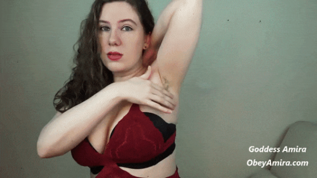 Taste My Hairy, Sweaty Armpits video from Goddess Amira