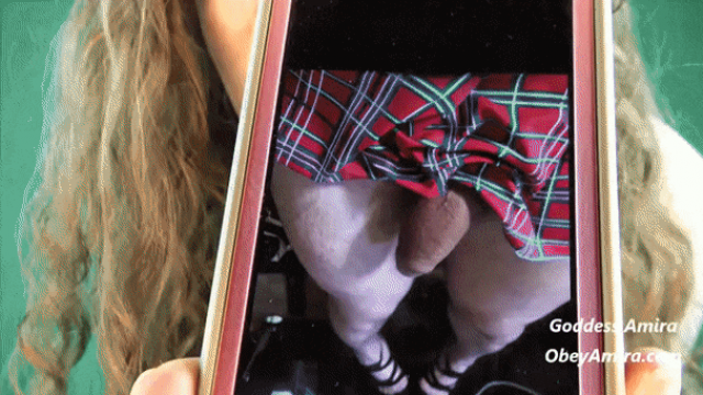 Uncut Sissy Dick - Custom video from Goddess Amira