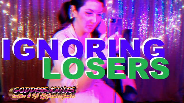 Ignoring Losers Creating Promos - BTS Femdom Masturbation video from Joules Opia