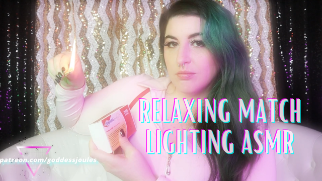 Relaxing Match Lighting ASMR video from 