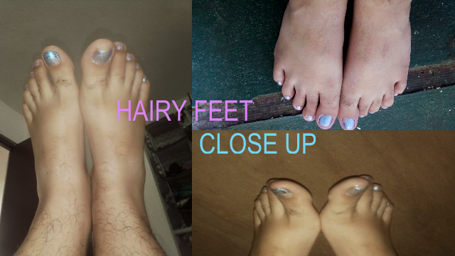 Hairy feet and toes video from Hairy Natura