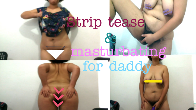 Showing off & masturbating for Daddy video from Hairy Natura