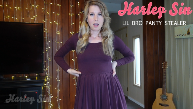 Lil Bro Panty Stealer video from Harley Sin