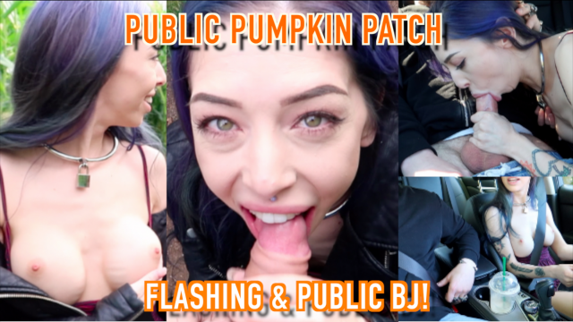 Public Flashing & Public Blowjob video from
